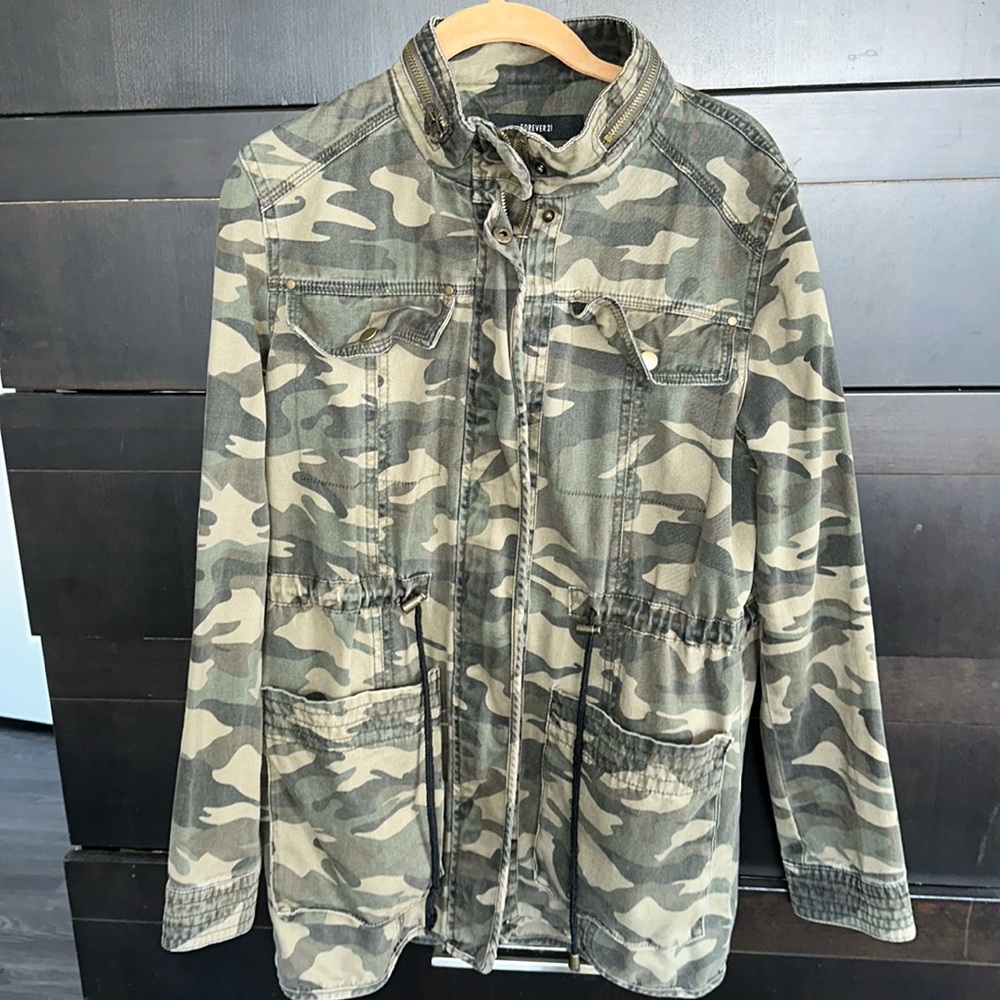 Forever 21 camo jacket.